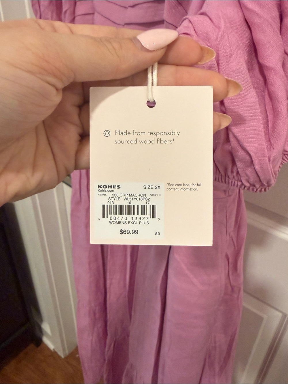 LC Lauren Conrad Plus Size Pink Pleated-Bodice Midi Dress Size 2X - Picture 5 of 12